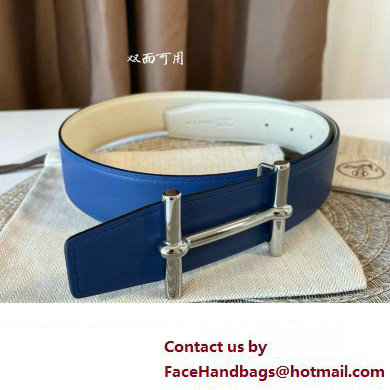 Hermes H d'Ancre belt buckle  &  Reversible leather strap 38 mm 01 2023